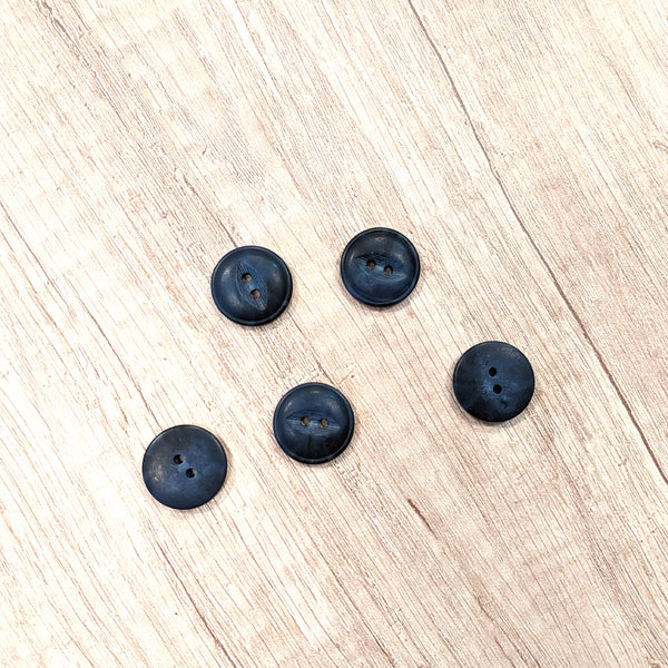 Boutons fumé olive noir 20 mm