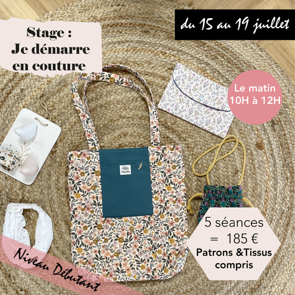Stage de couture Six Fours Les plages (du 15 au 19 juillet)