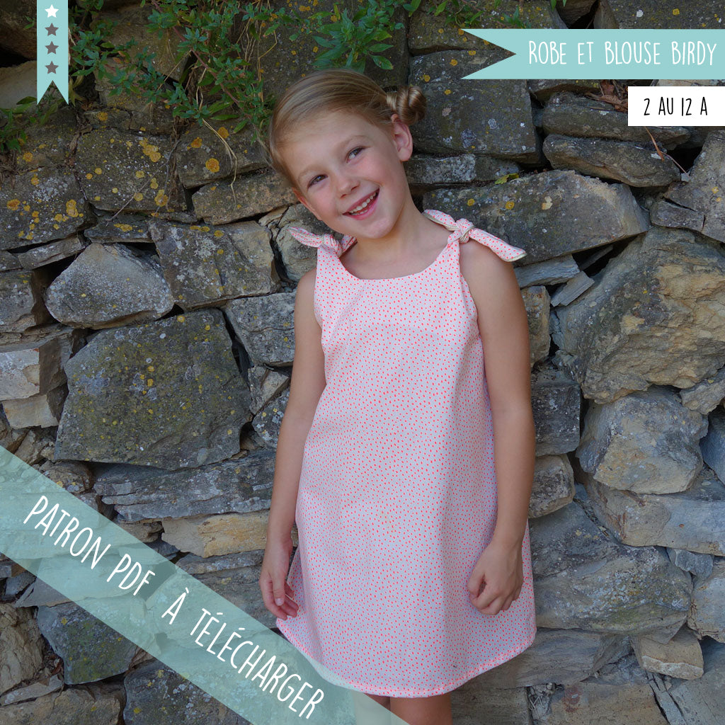 Patron Blouse Fille Ans Patron De Couture Blouse Fille Nacre Bleu