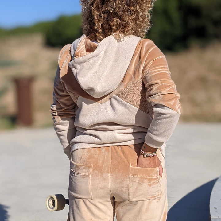 Patron sweat à capuche zippé femme