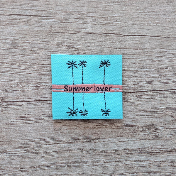 Etiquette à coudre - Summer Lover