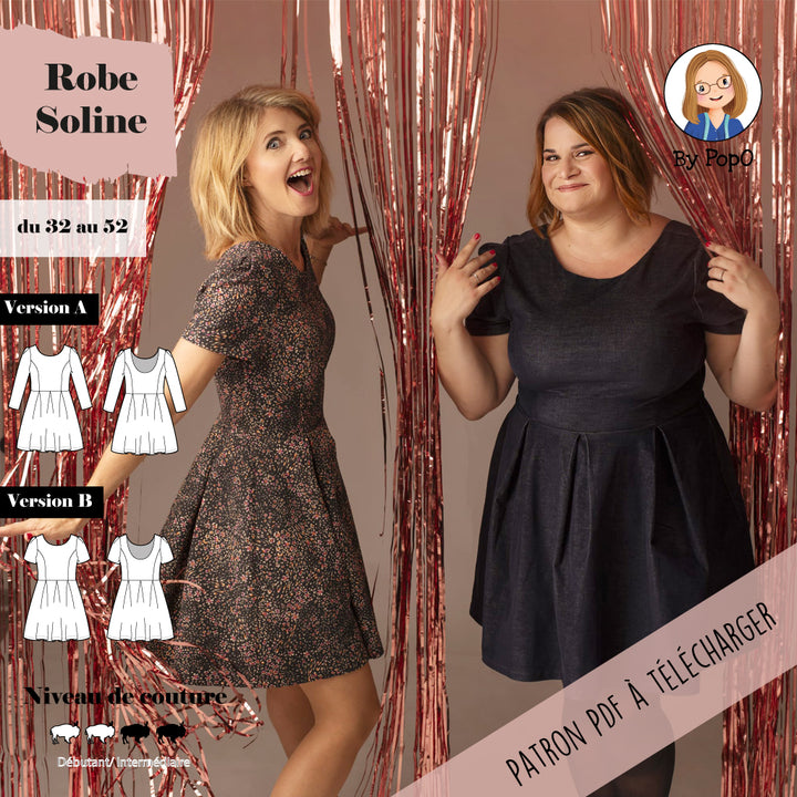 Patron robe de fête Soline