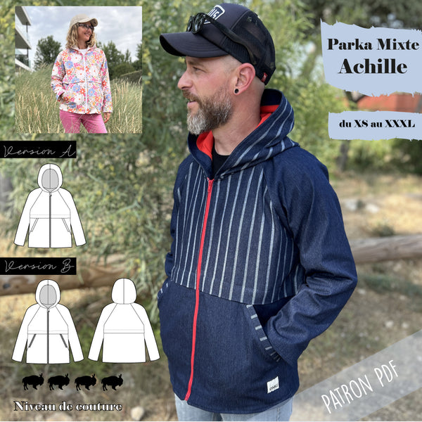 Patron parka adulte