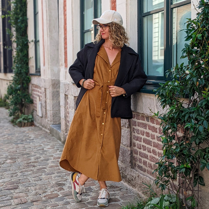 Patron Manteau femme oversize Wool