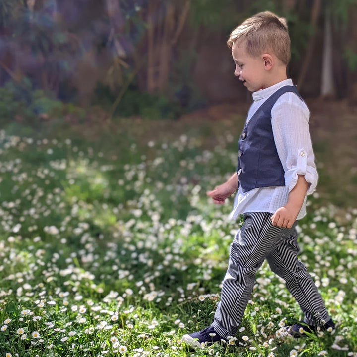 patron gilet de costume enfant