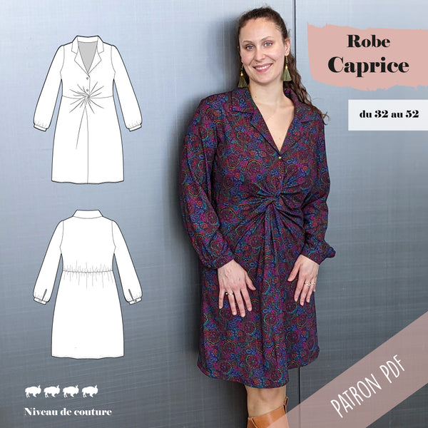 Patron robe Femme originale : Caprice