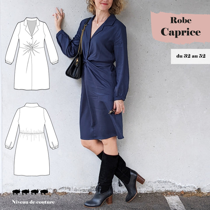Robe torsadée Caprice