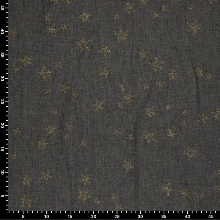 Chambrai noir étoiles or