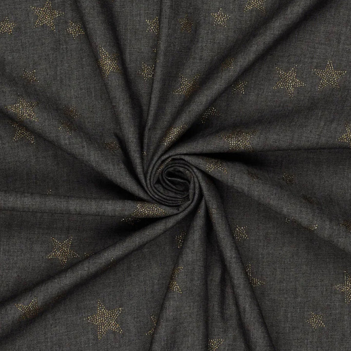 Chambrai noir étoiles or