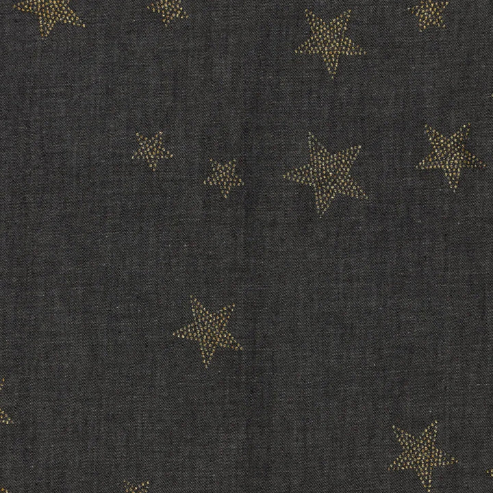 Chambrai noir étoiles or