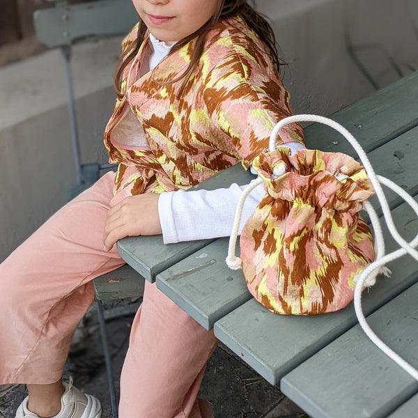 Sac seau Mini-Cassis - jacquard citronnade