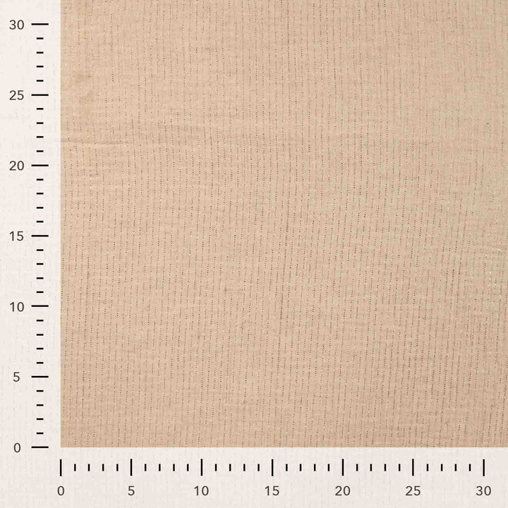 Double gaze rose saumon rayure fils lurex