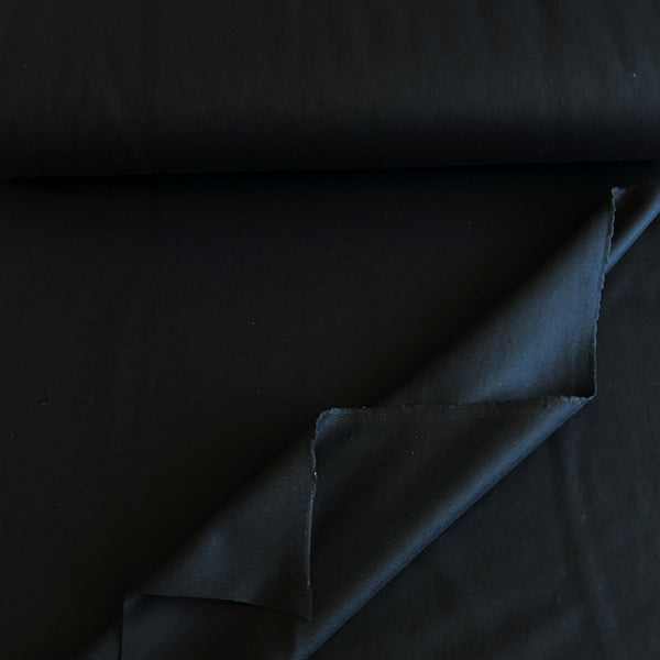 Tissu laine majoritaire caban noir