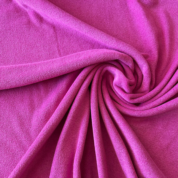 Eponge maille bouclette rose fuschia