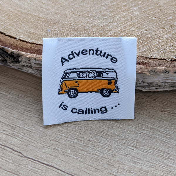 Etiquette à coudre - Adventure is Calling -