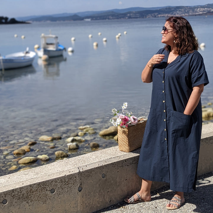 Patron chemise et robe oversize femme Fanny