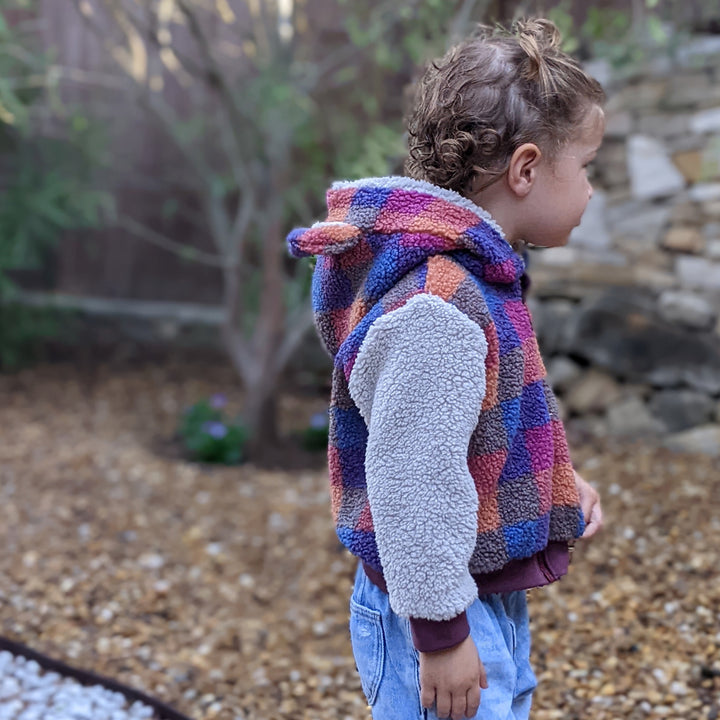 Patron gilet fausse fourrure
