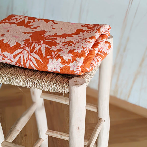 Coton jacquard Super Bison - Roussillon