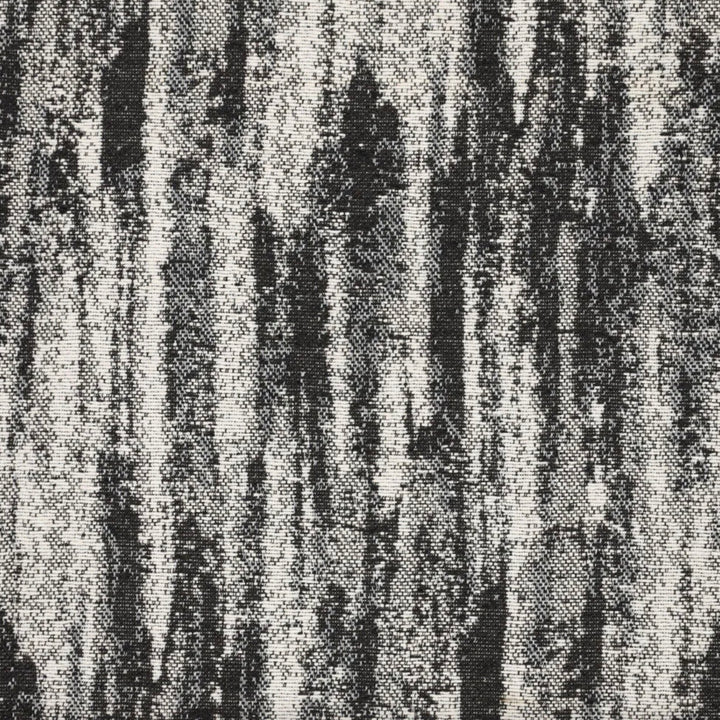 Jacquard lignée noir et écru