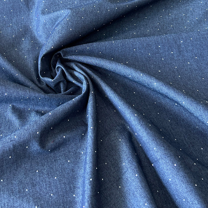 Jean brut strass