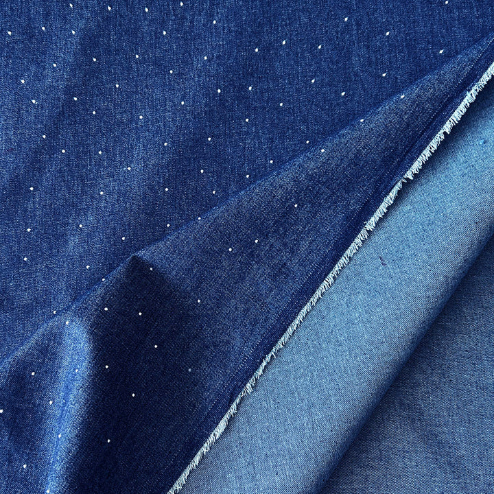 Jean brut strass