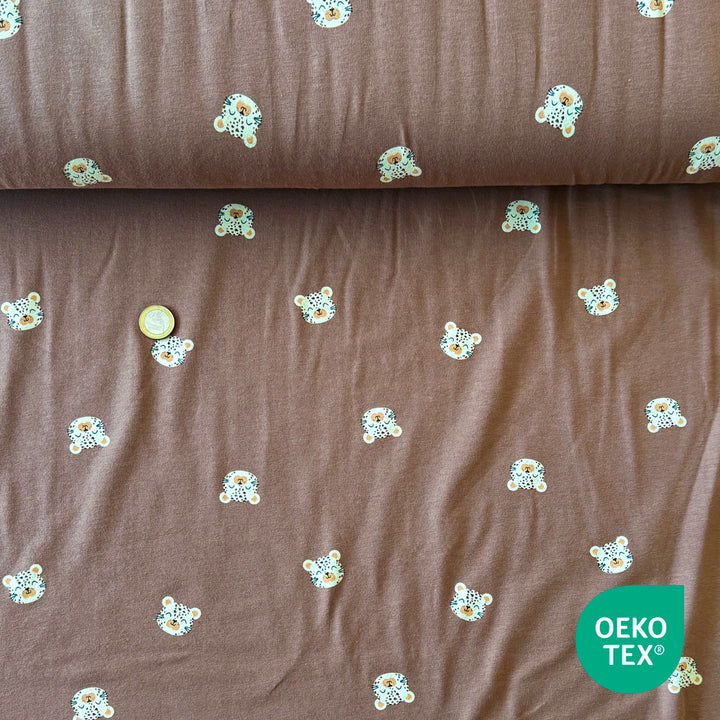 Jersey dune tête léopard