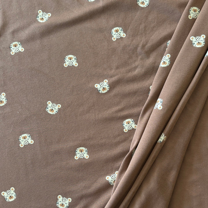 Jersey dune tête léopard