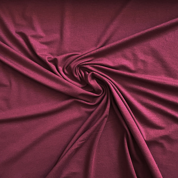 Jersey Viscose fin Grenat