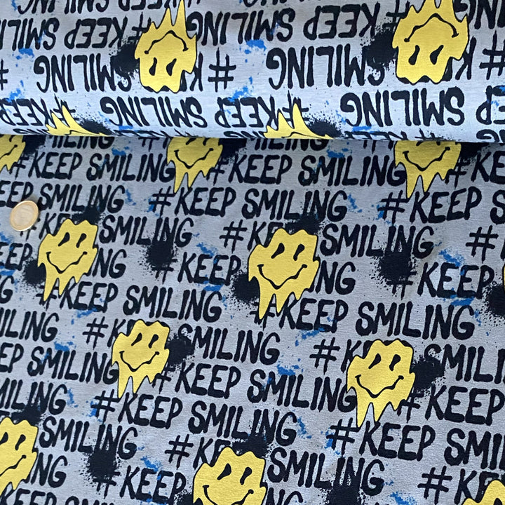 Jersey gris keep smiling