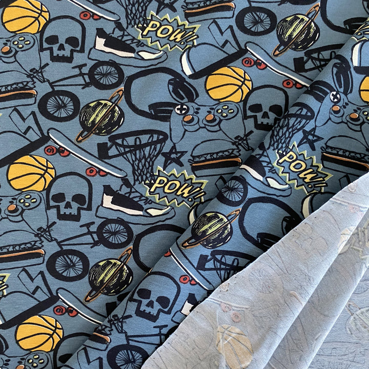 Jersey bleu gris hobbies