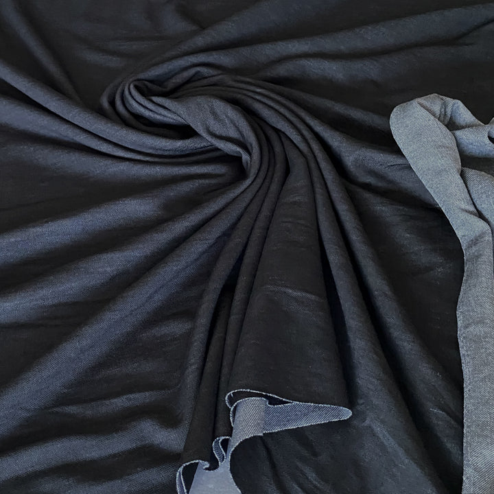 Jersey Viscose Jean Noir