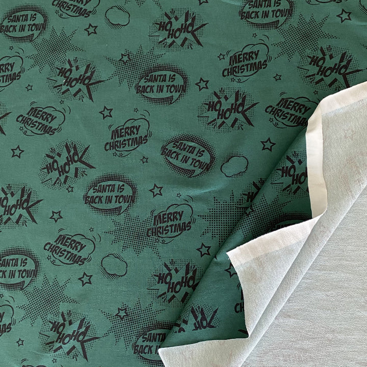 Sweat panneau 1 m vert Santa Claus