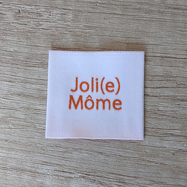 Etiquette à coudre - Joli(e) Môme -