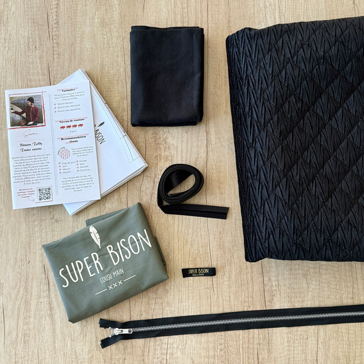 kit de couture teddy femme Sésame