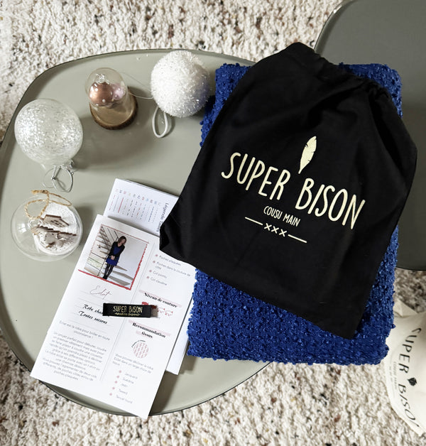 Kit couture noel robe chasuble femme