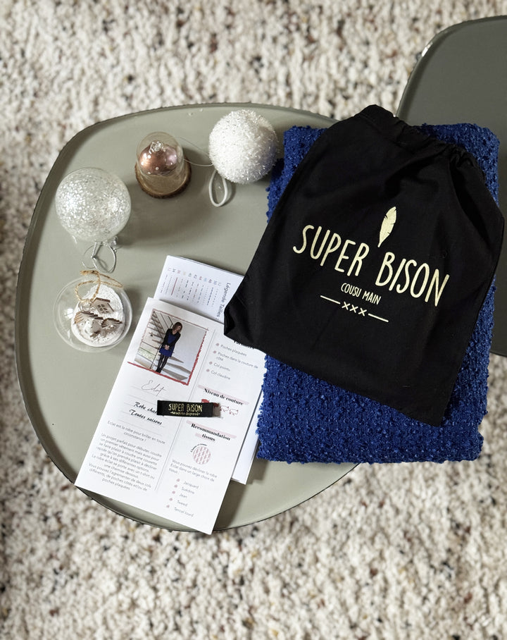 Kit couture noel robe chasuble femme