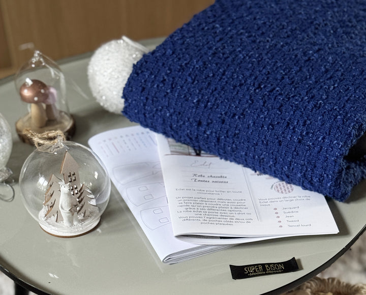 Kit couture noel robe chasuble femme