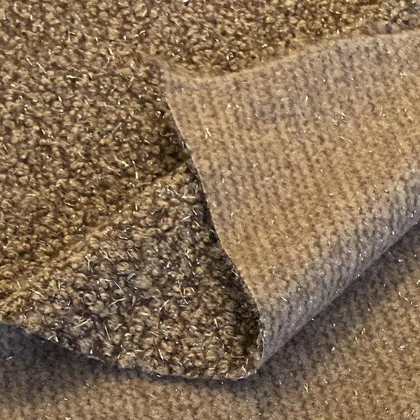 Esprit fausse fourrure bouclé camel et or