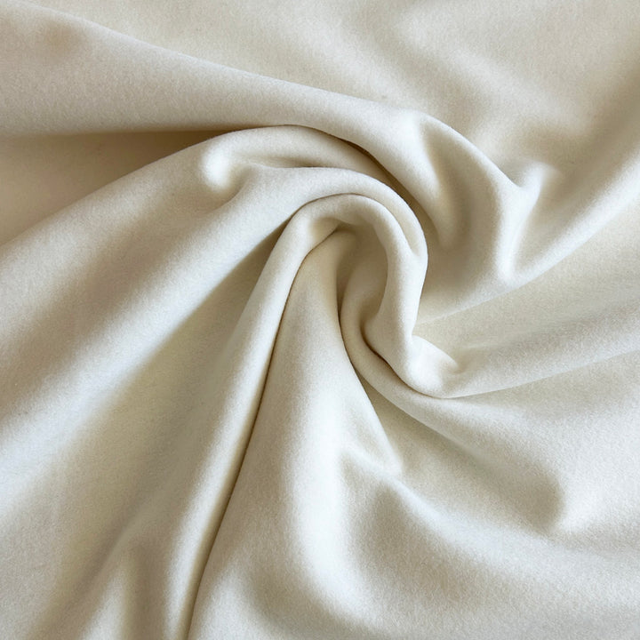 Tissu lainage écru