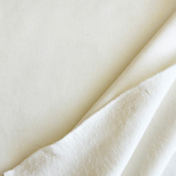 Tissu lainage écru