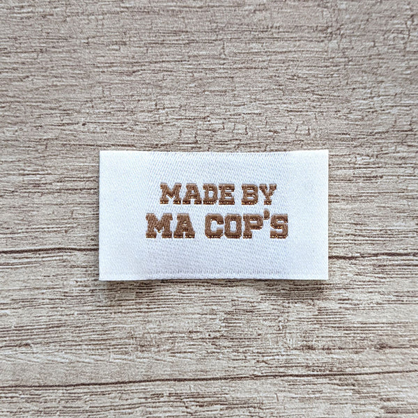 Etiquette à coudre - Made by ma cop's