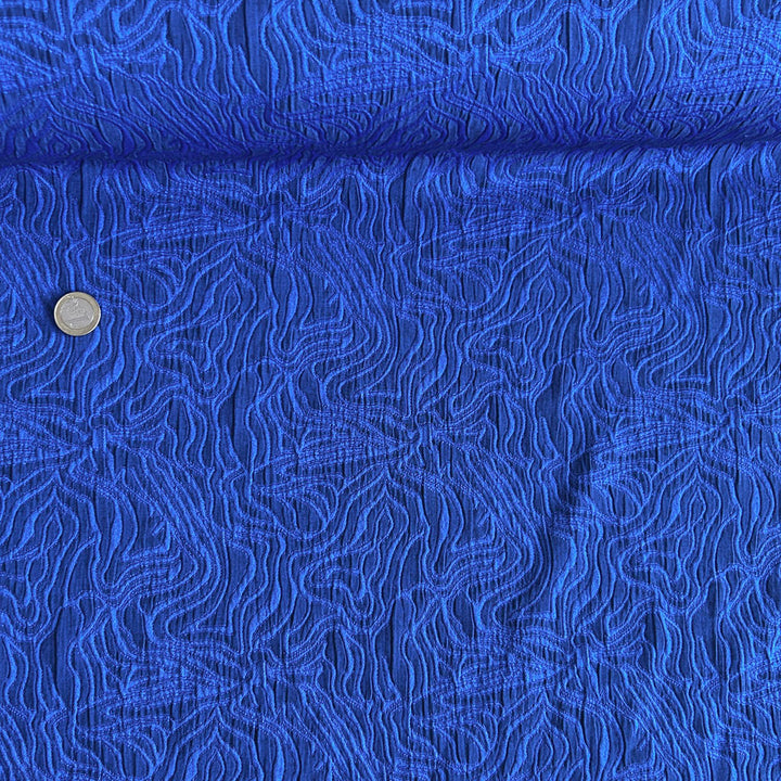 Jacquard souple Mirage bleu gitane