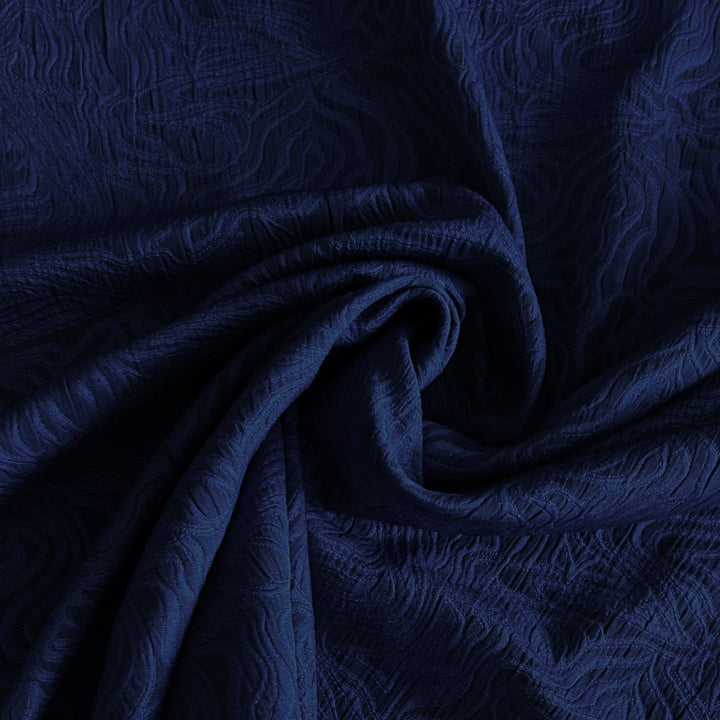 Jacquard souple Mirage bleu marine