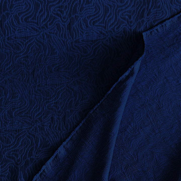 Jacquard souple Mirage bleu marine