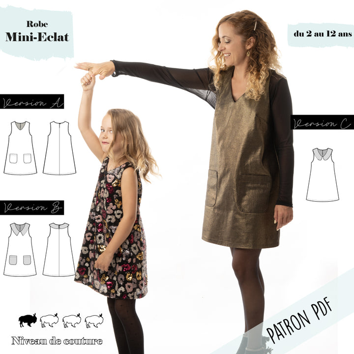 patron robe chasuble facile enfant