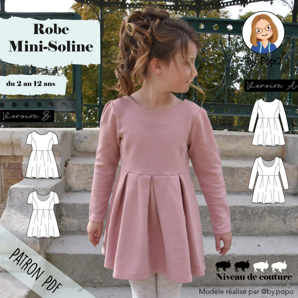 Patron Robe Mini-Soline 2/12 ans (PDF)