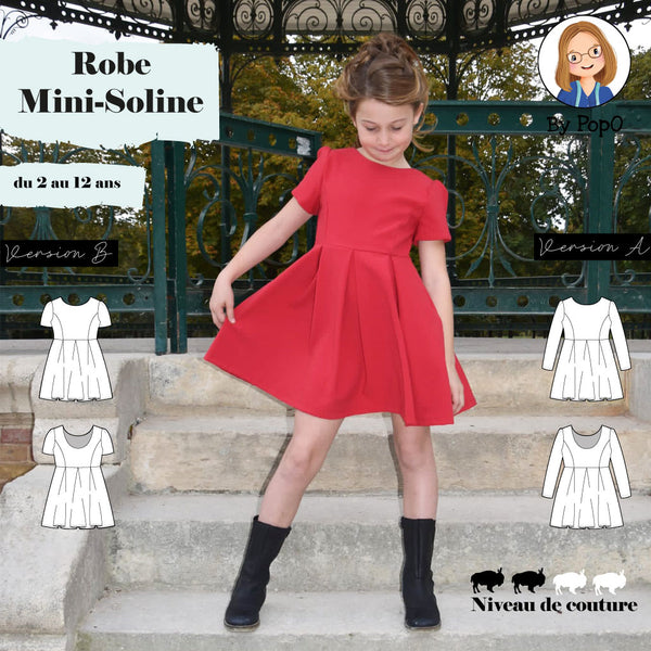 Patron Robe Mini-Soline 2/12 ans