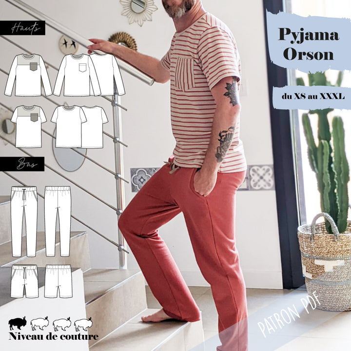 Patron Pyjama Homme