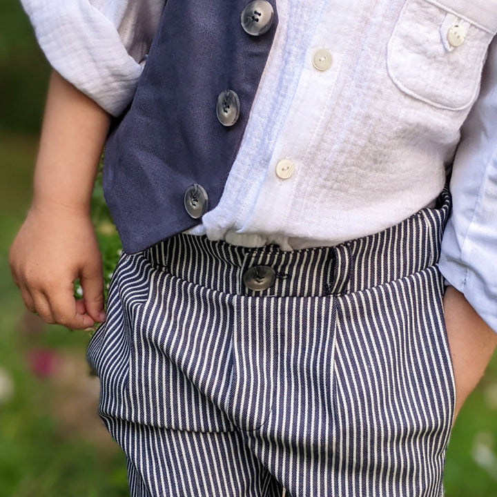 Patron pantalon bermuda enfant cérémonie