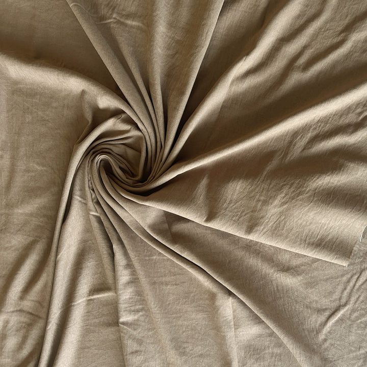 Tissu polyester camel